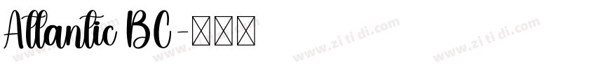 Atlantic BC字体转换